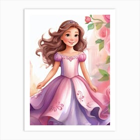 Happy Princess Sophia Art Print