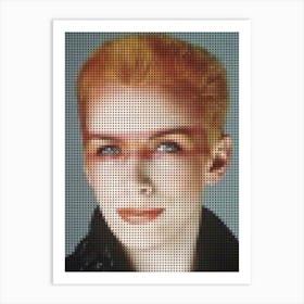 Annie Lennox In Style Dots Art Print