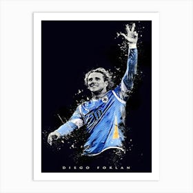 Diego Forlan Art Print