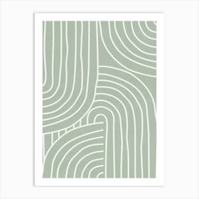 Abstract Lines- Gr03 Art Print