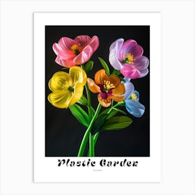 Bright Inflatable Flowers Poster Hellebore 1 Art Print