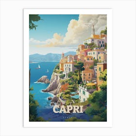 Capri Italy Travel Art Print