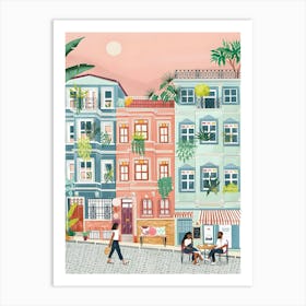 Balat Istanbul Travel Art Print