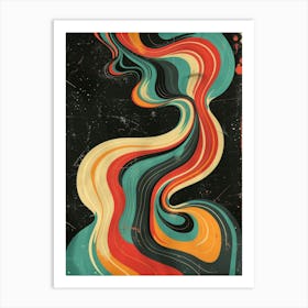 Abstract Wave Art Print