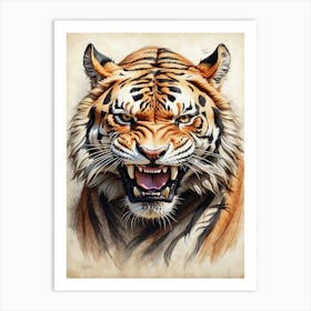 Tiger 2 Art Print