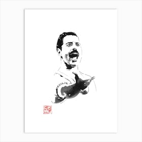 Freddie Sings 04 Art Print