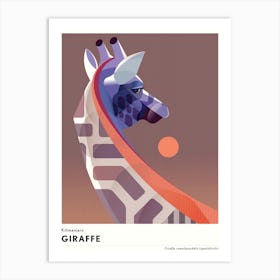 Kilimanjaro Giraffe Art Print