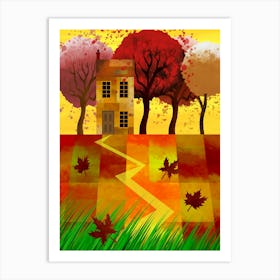 A Day in Autumn Art Print