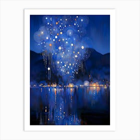 Fireworks In The Sky Art Print