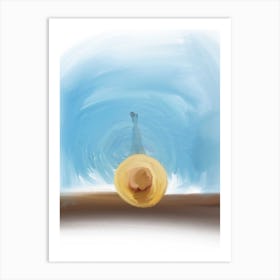 Straw Hat Art Print