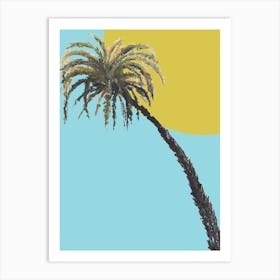 Palm Tree and Sun 1 Poster