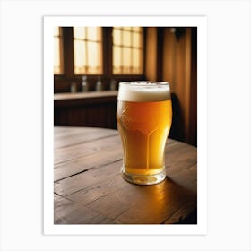 Glass Of Beer 2 Art Print