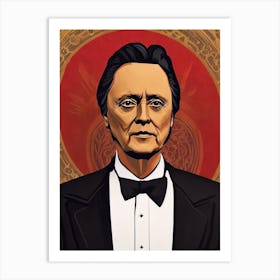 Christopher Walken Illustration Movies Art Print