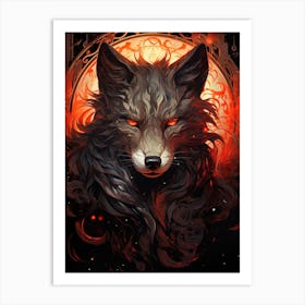 Wolf Devil Art Print