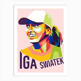 iga swiatek wpap Art Print