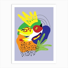 King Bird Art Print