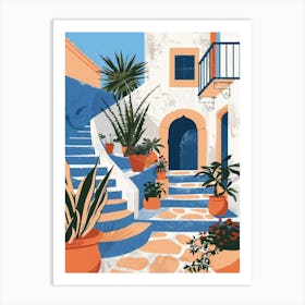 Greece Print Art Print