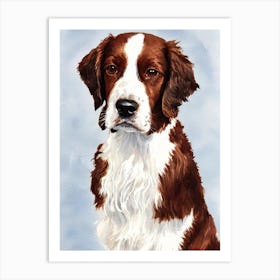 Welsh Springer Spaniel 2 Watercolour Dog Art Print