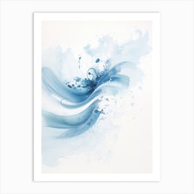 Blue Water Art Print