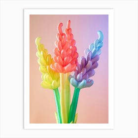 Dreamy Inflatable Flowers Celosia 2 Art Print