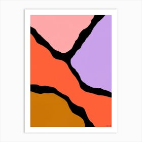 Colorful Shapes Art Print