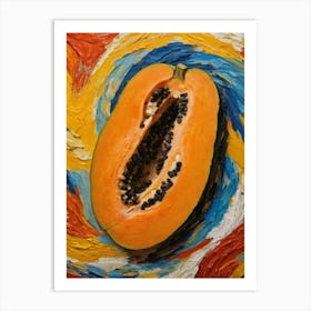 Papaya Art Print