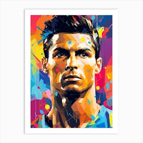 Ronaldo Painting Art Print