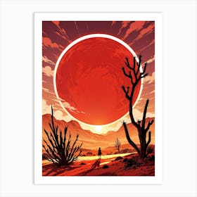 Red Planet 5 Art Print