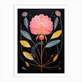 Everlasting Flower 4 Hilma Af Klint Inspired Flower Illustration Art Print