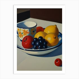 Fruit And Cup Art Print
