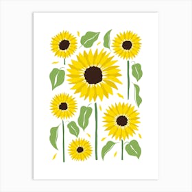 Sunflowers Art Print