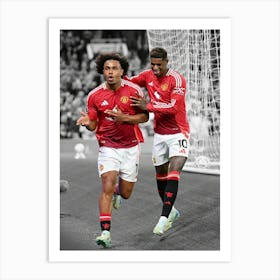 Joshua Zirkzee Of Manchester United Art Print