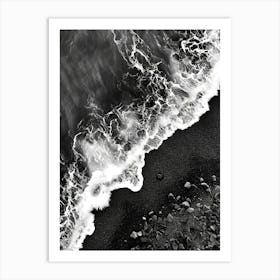 Black And White Seascape Art Print