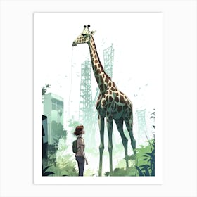 The Last Of Us Ellie Giraffe Fan Art Art Print