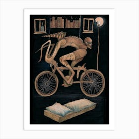 Satan'S Bicycle Art Print