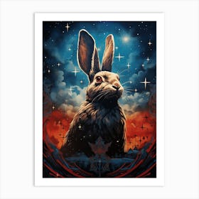 Rabbit In The Sky Art Print