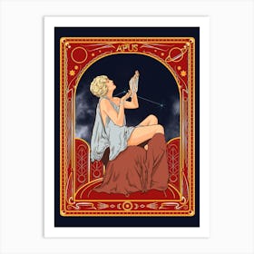 Apus, PLANET, CONSTELLATION, SPACE, CARD, COLLECTION Art Print