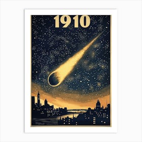 Aihrgdesign A Vintage Science Poster From 1910 Featuring Hall D72430fb Acc8 4ec7 972c D2a5477647cc 0 Art Print