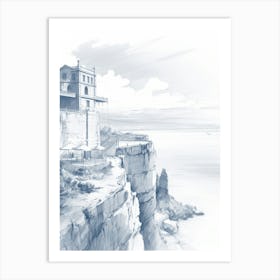 House On The Cliff Art Print