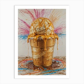 Ice Cream Sundae 22 Art Print