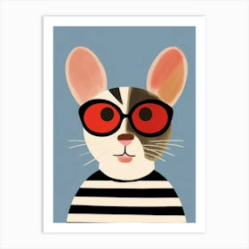 Little Mouse 1 Wearing Sunglasses Art Print