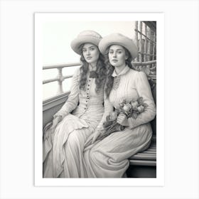 Titanic Ladies Photography 2 Art Print