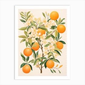 Orange Blossoms 3 Art Print