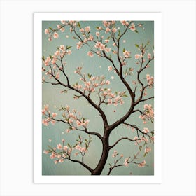 Cherry Blossom Branch Art Print