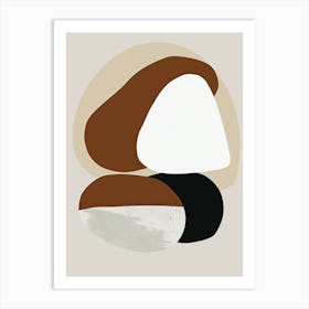 Abstract Edges Bauhaus Minimalist Poster