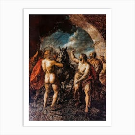 Stamped In Paraguay Shows Painting By Rubens Art Print