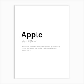 Apple Definition Meaning 1 Art Print