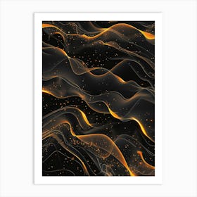 Abstract Wave Pattern 18 Art Print