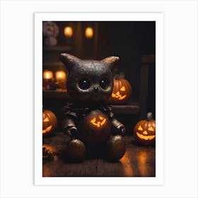 Creepy Cute Halloween Art Print