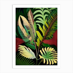 Cinnamon Fern Vibrant Art Print